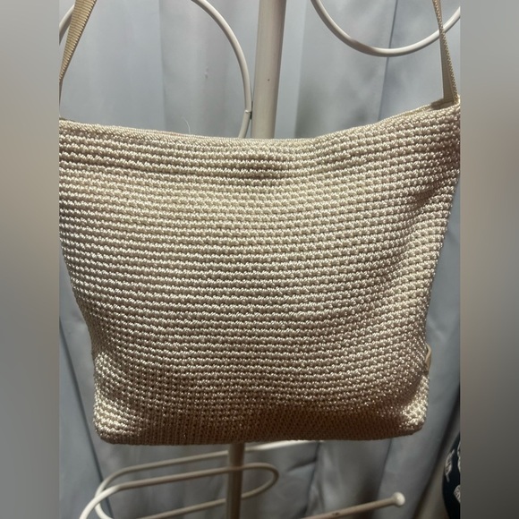 The Sak Cream Woven Shoulder Bag with Bohemian Charm - Picture 7 of 12